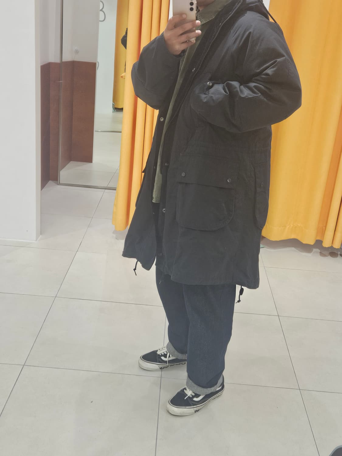 바버 x 엔지니어가먼츠 하이랜드파카 xl 판매합니다 상품이미지6