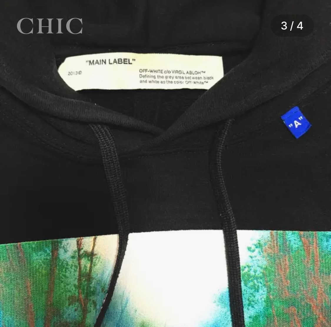 오프화이트 워터폴 애로우 후드 티셔츠 (한정판) 상품이미지3