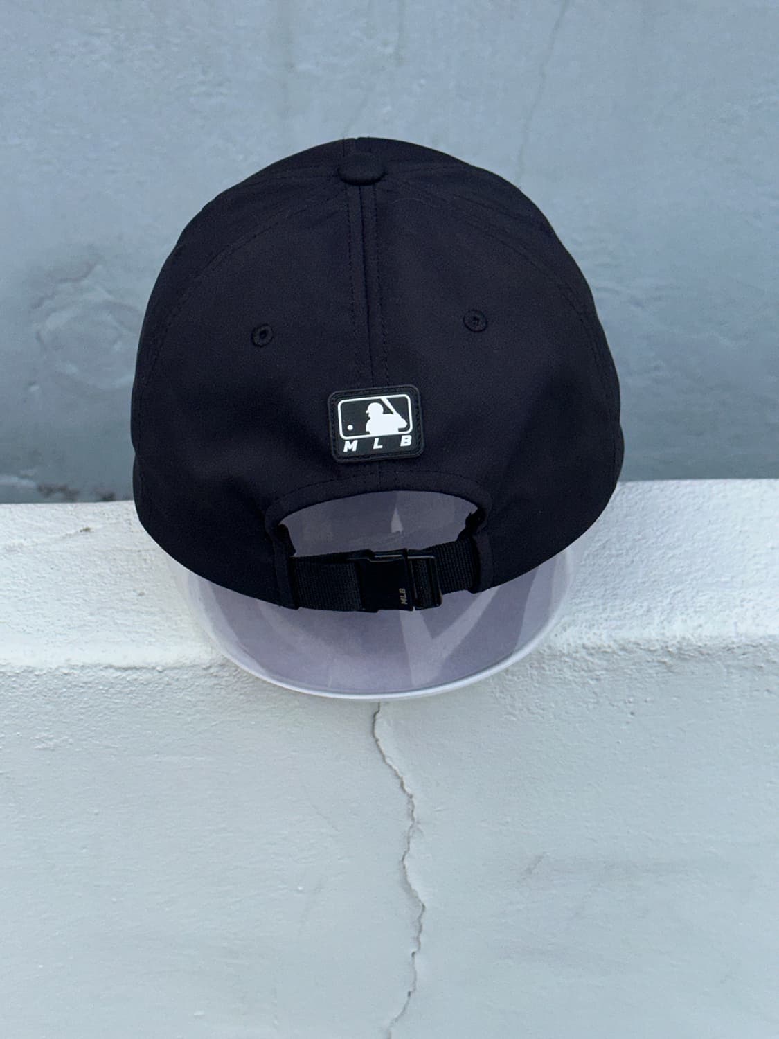 [F] MLB 뉴욕양키스 로고 블랙 볼캡 모자 우븐 상품이미지4