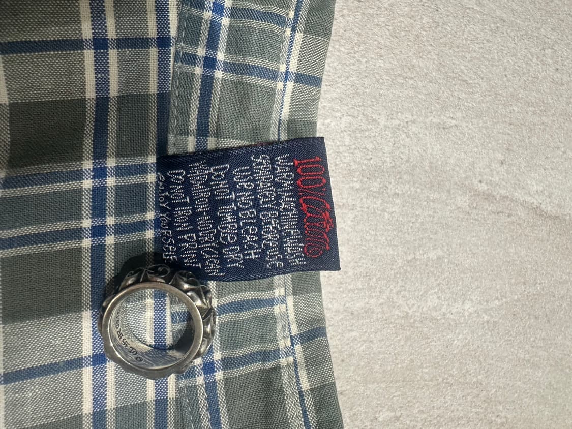 90s 스투시 체크셔츠 MADE IN USA 상품이미지4