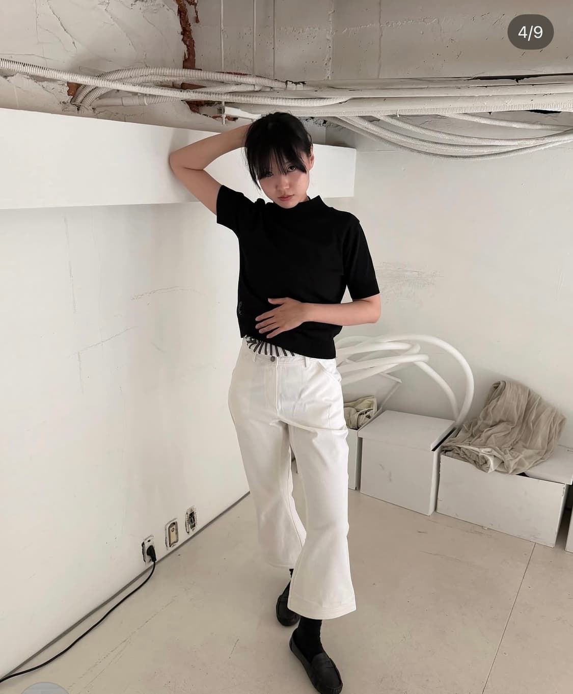 에옹쓰 팬츠 Inner Legs Cotton Pants 상품이미지3
