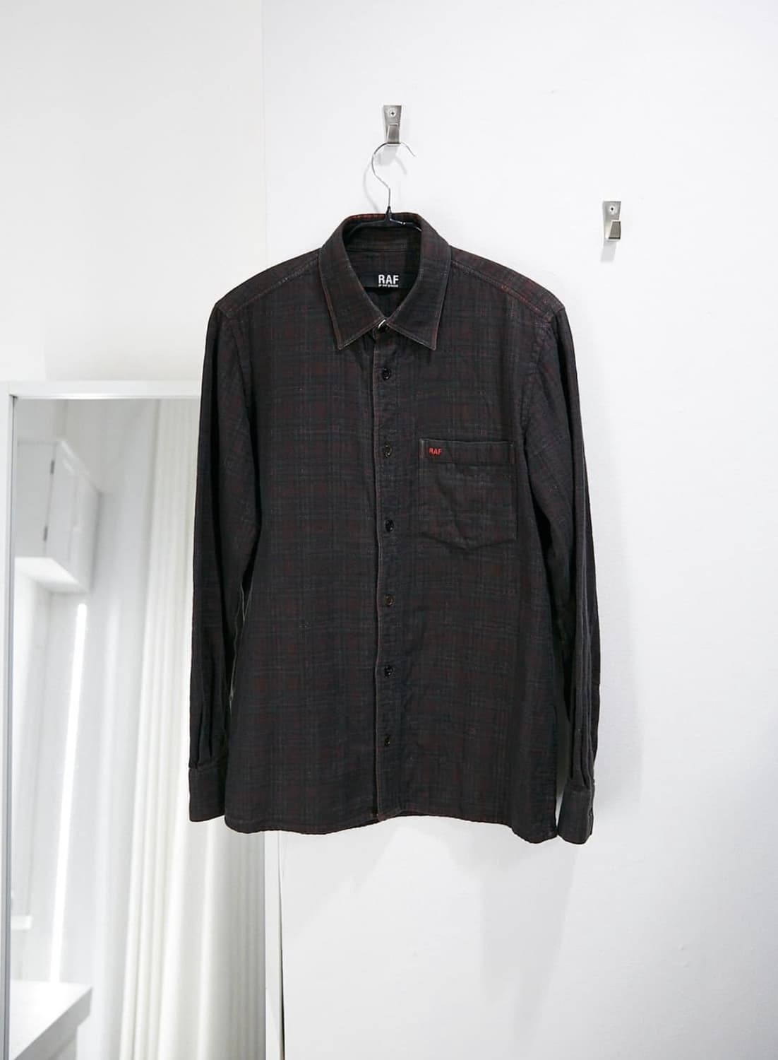 라프시몬스 체크 셔츠 상품이미지1