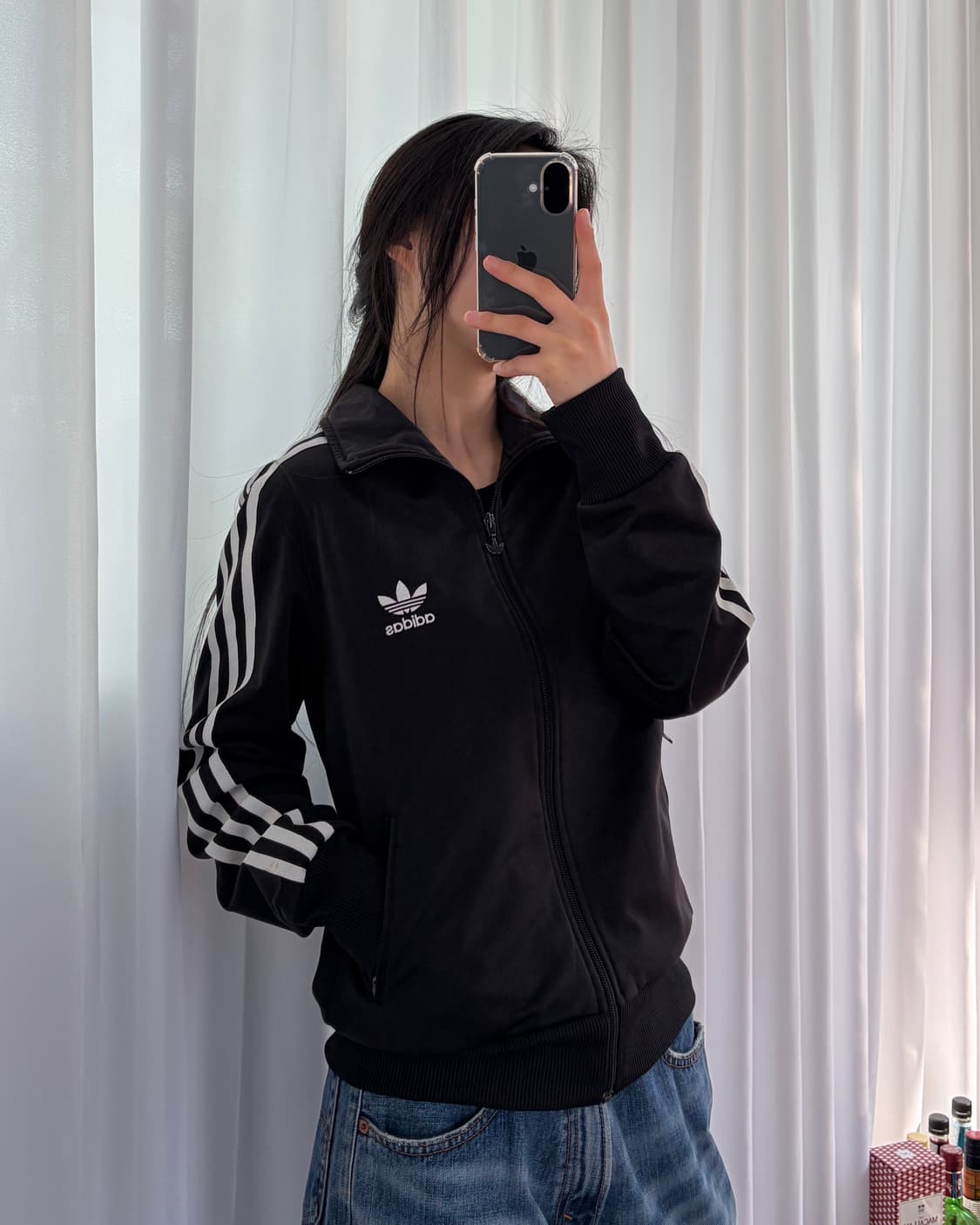 [L]아디다스 파이어버드 블랙 트랙탑 져지 상품이미지1