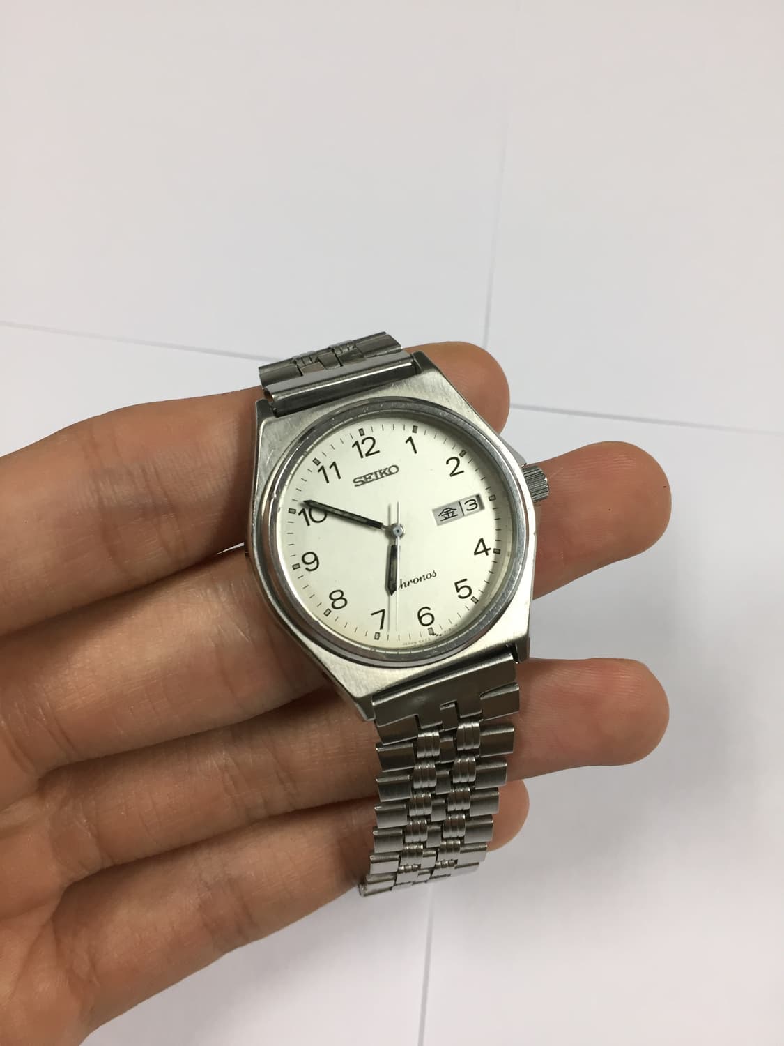 80s seiko chronos arabic quatz day-date 상품이미지1
