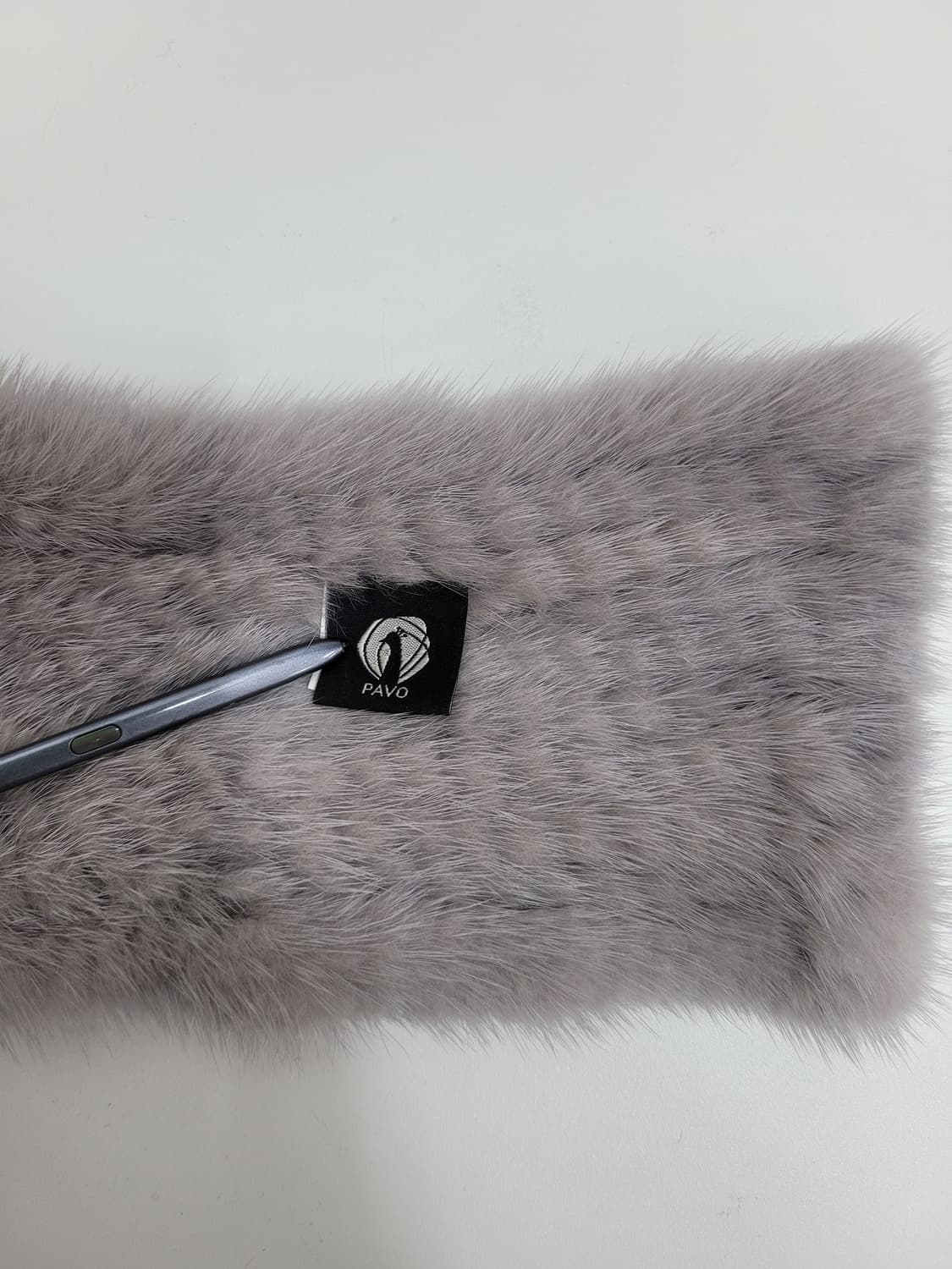 천연 밍크 니팅 머플러 / 총장 82 그레이
 상품이미지4