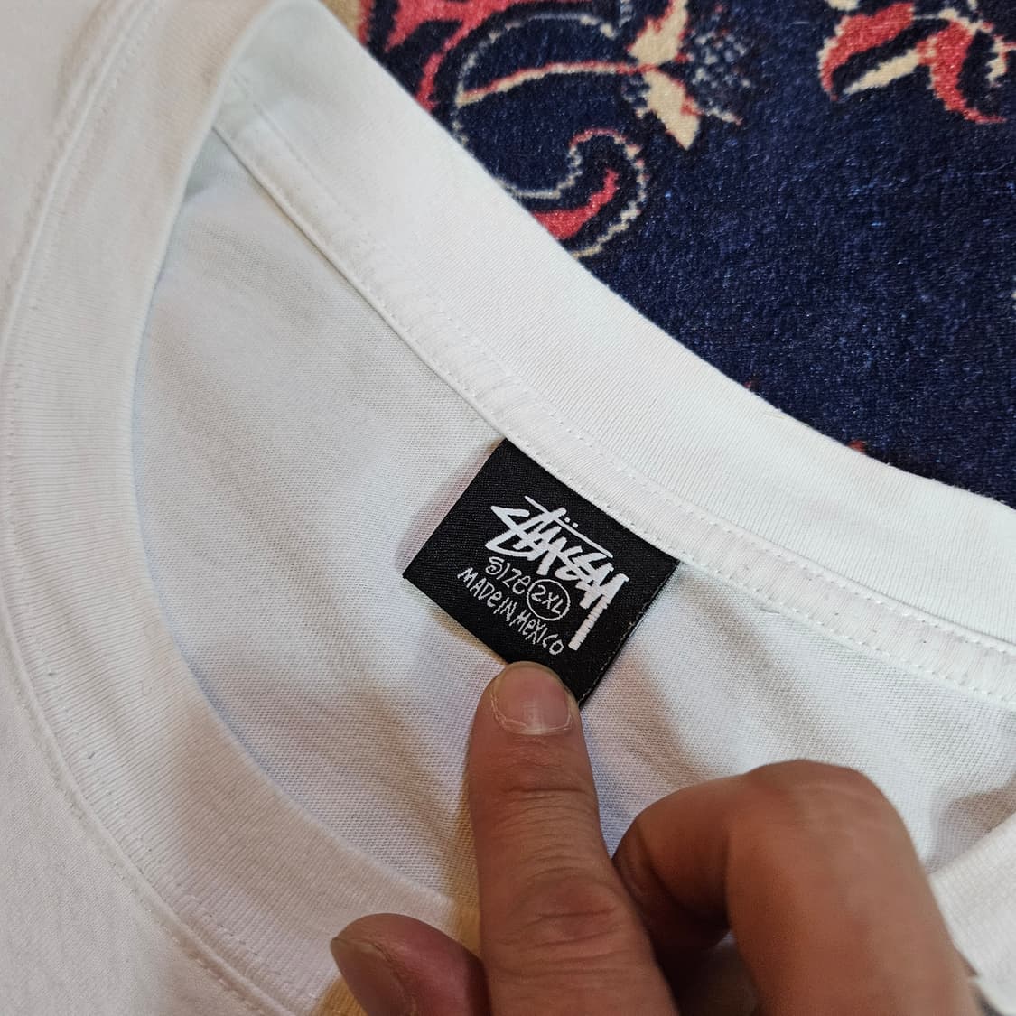 스투시(STUSSY) 위더드 플라워 티셔츠 2XL size 상품이미지6