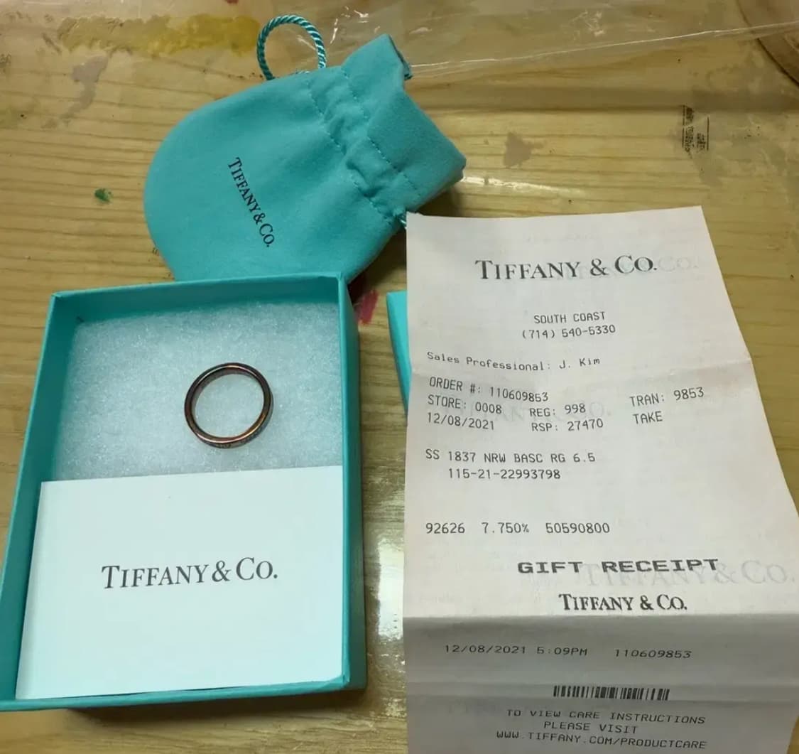 티파니앤코 1837 네로우링 상품이미지1
