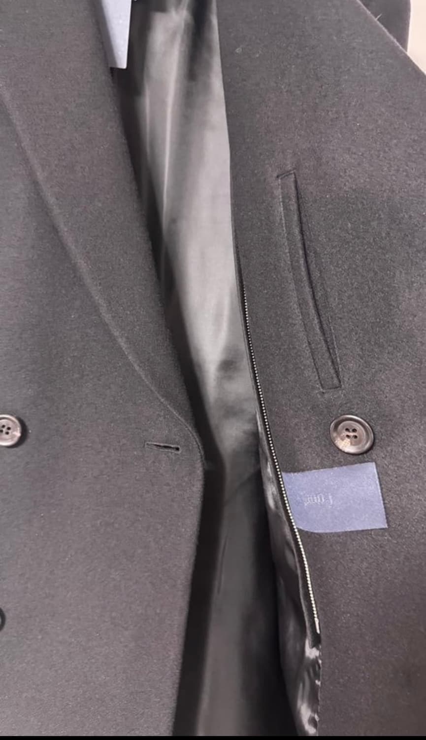 준지 /23fw 펠트 울 저지 후드 디테처블 더블 오버핏 롱코트 /52  상품이미지5