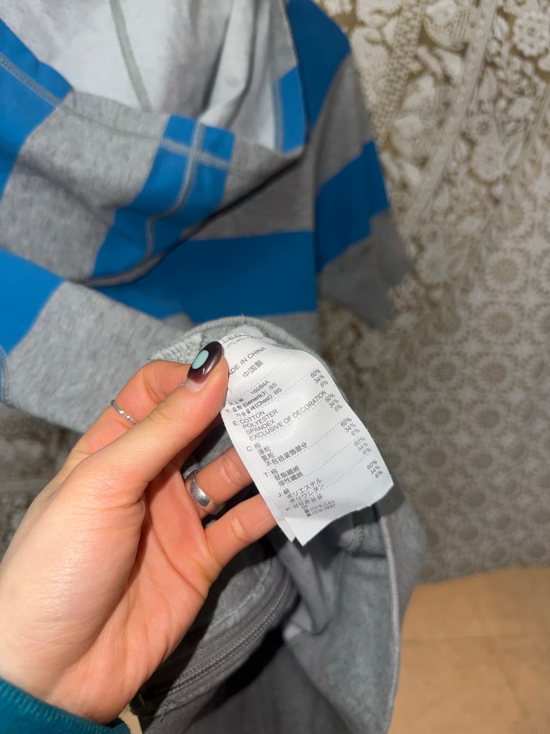 아디다스 여성 스트라이프 반팔 후드집업  상품이미지6