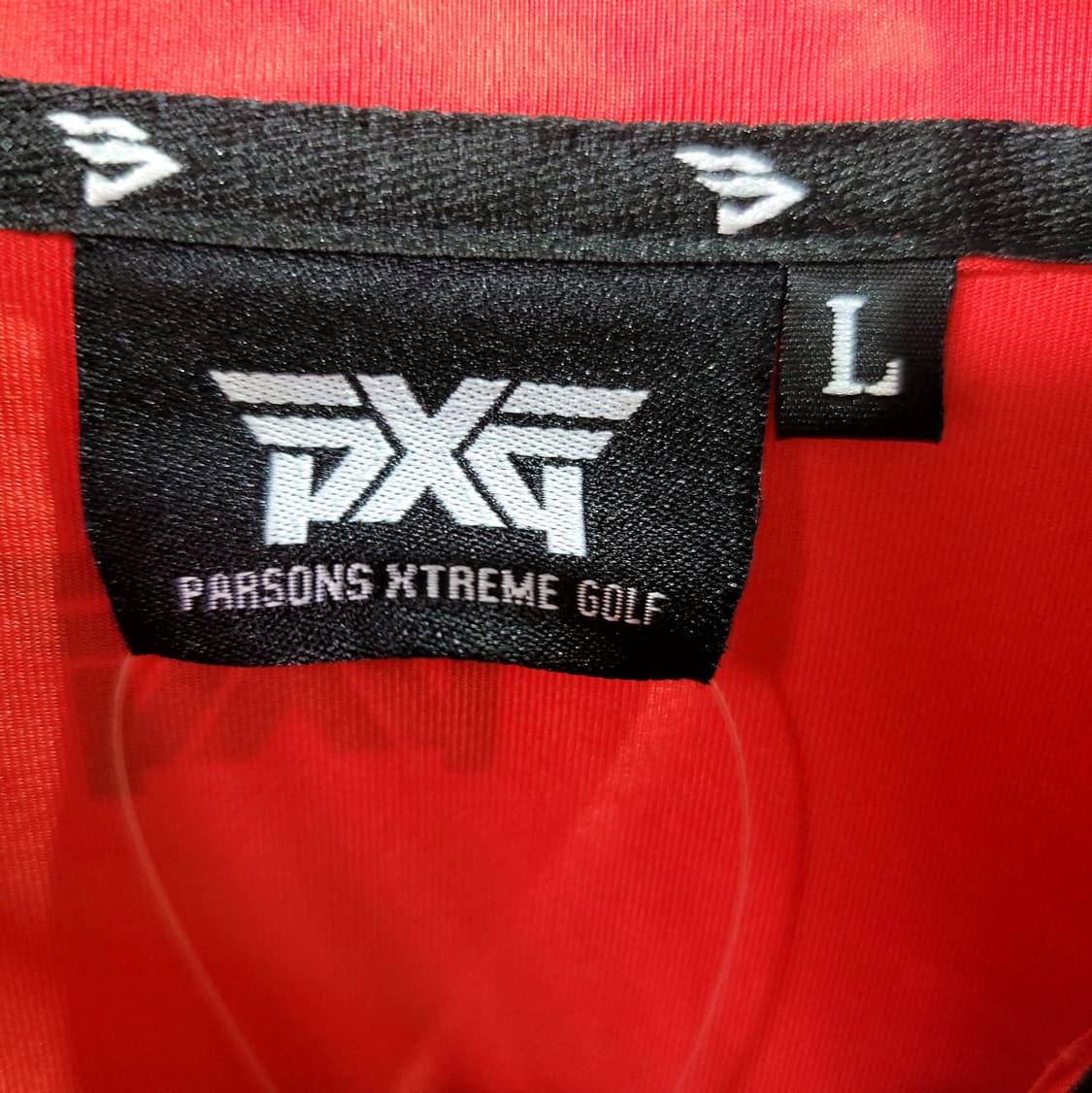 PXG 반팔 카라티 레드 상품이미지3