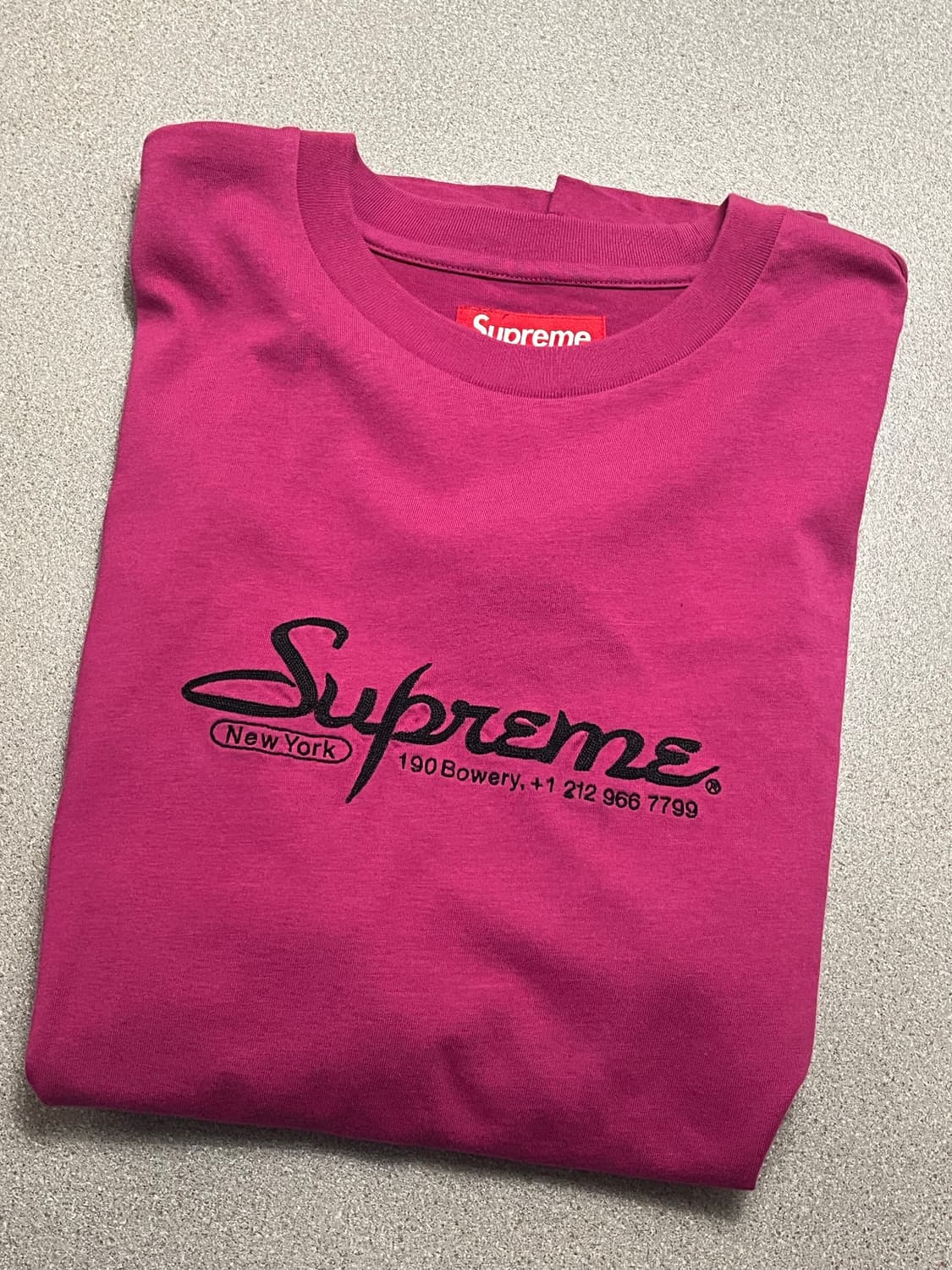 슈프림 탑(컨택트 숏슬리브 탑 플럼 M) 상품이미지2