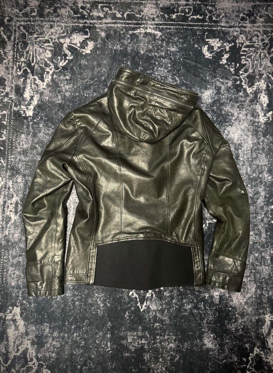 Assassin Hooded Leather Jacket 상품이미지5