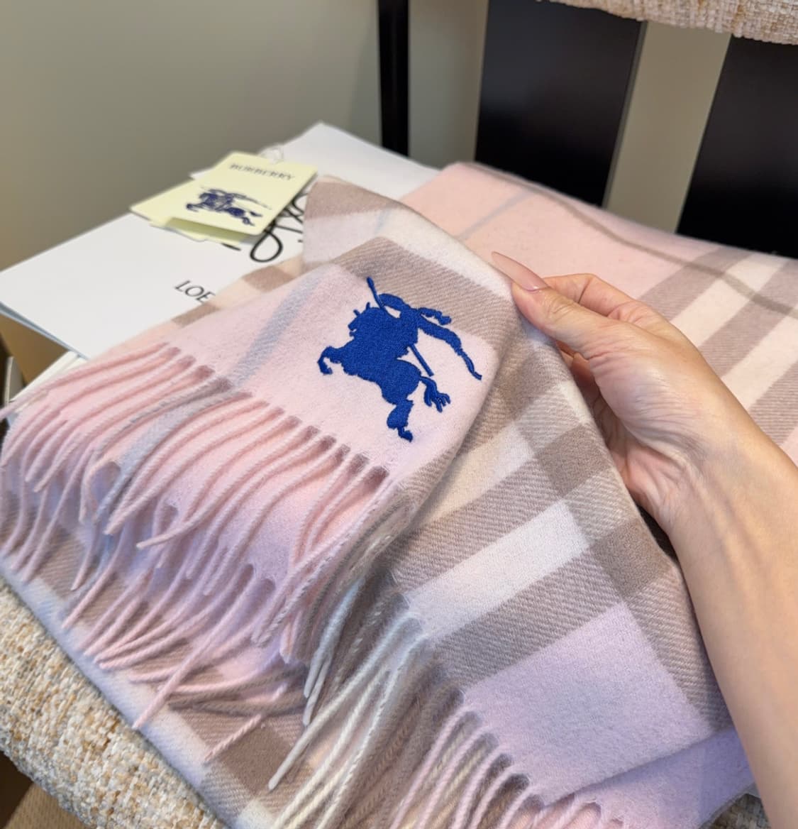 버버리 리버서블 스카프 100% 램스울
 상품이미지4