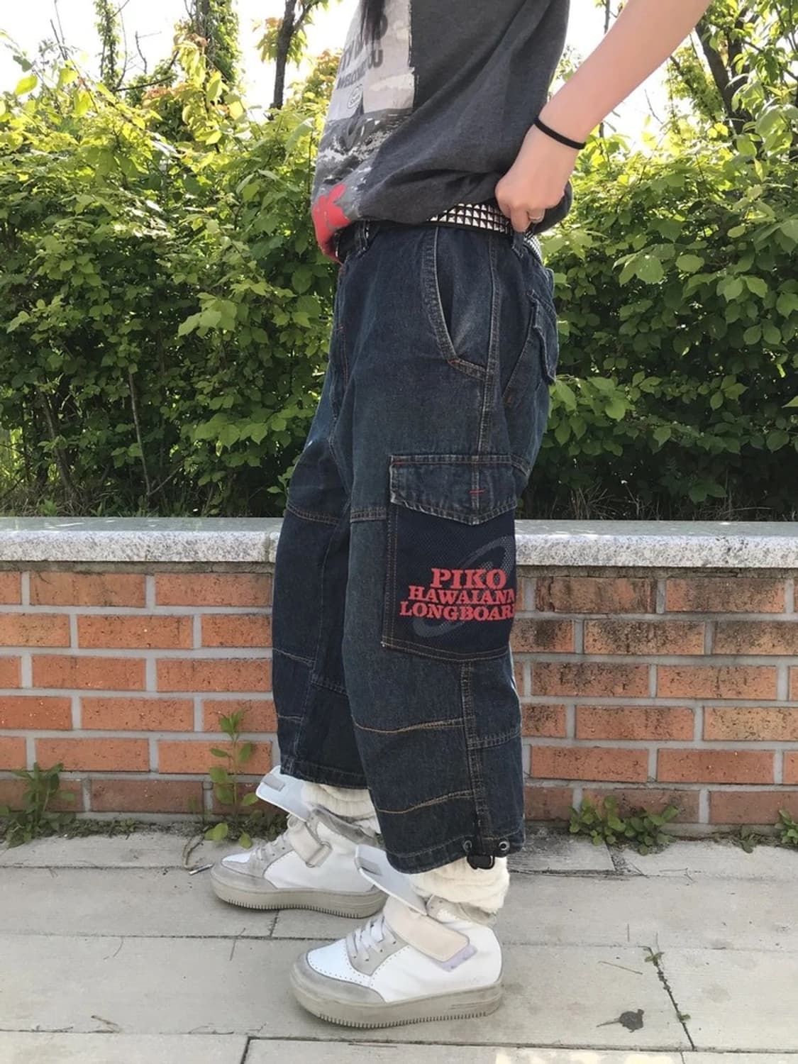 PIKO Hawaii Denim Cargo Shorts 상품이미지1