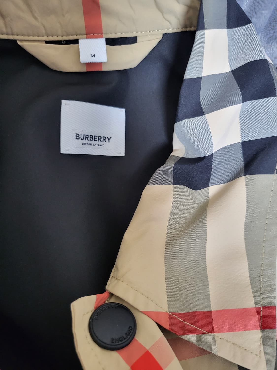 23SS 버버리 체크 자켓 m 상품이미지8