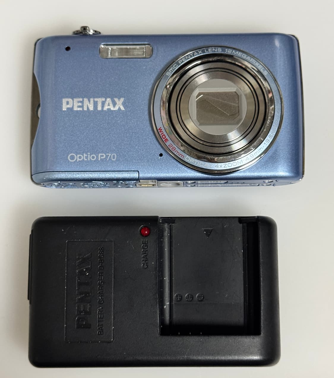 펜탁스 옵티오 p70 라이트 블루 상품이미지1