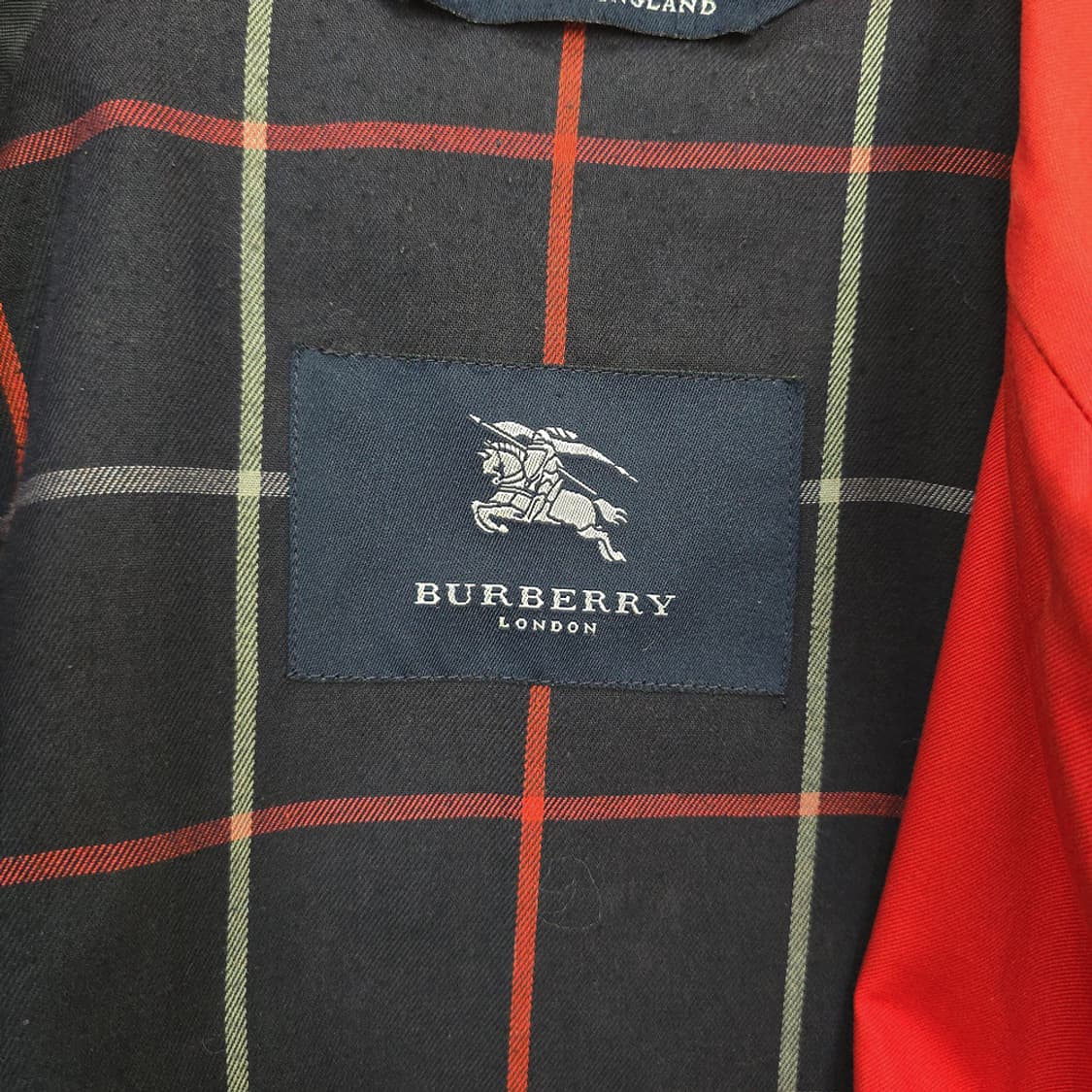 여성 버버리 BURBERRY 런던 레드 트렌치코트 UK 10 상품이미지6
