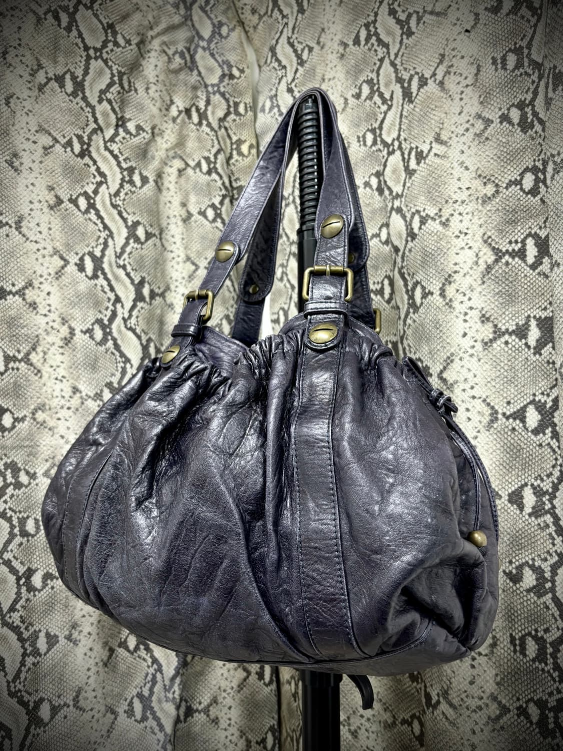[GETARD DAREL Y2K] BB BAG Logo Purple Ov 상품이미지8
