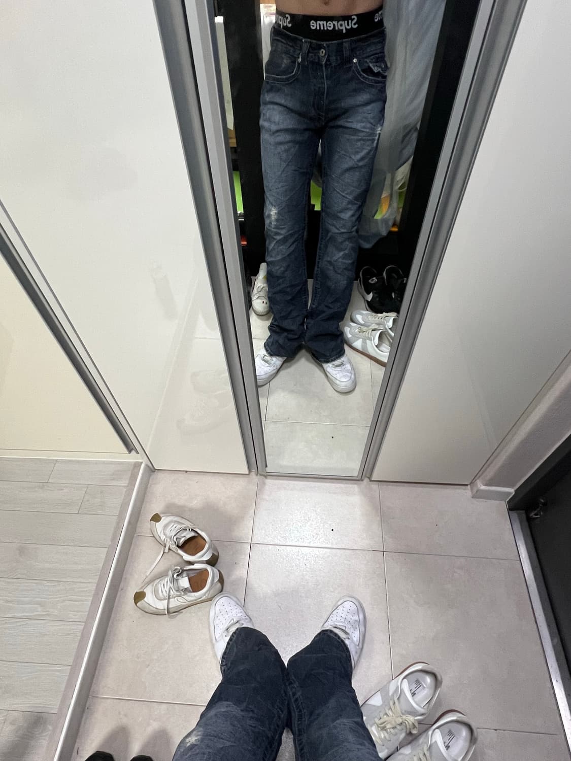 Japanese vintage guess jeans 플레어진 상품이미지1