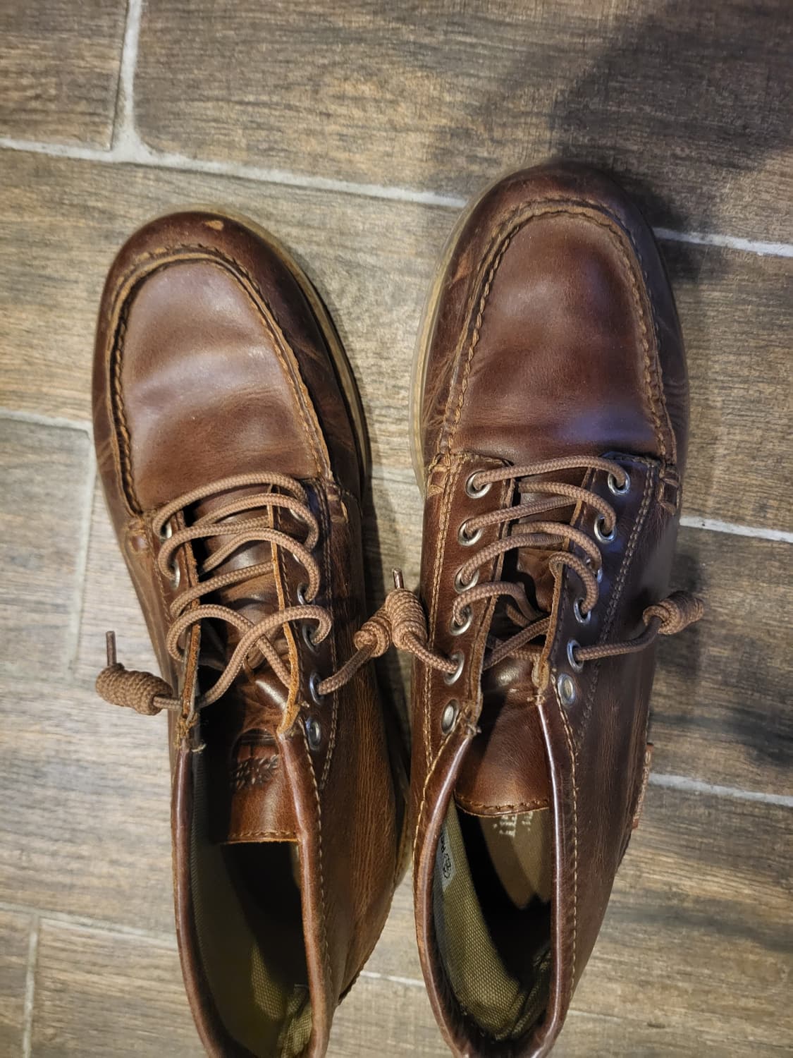 팀버랜드  가죽 브라운 부츠us8 상품이미지2