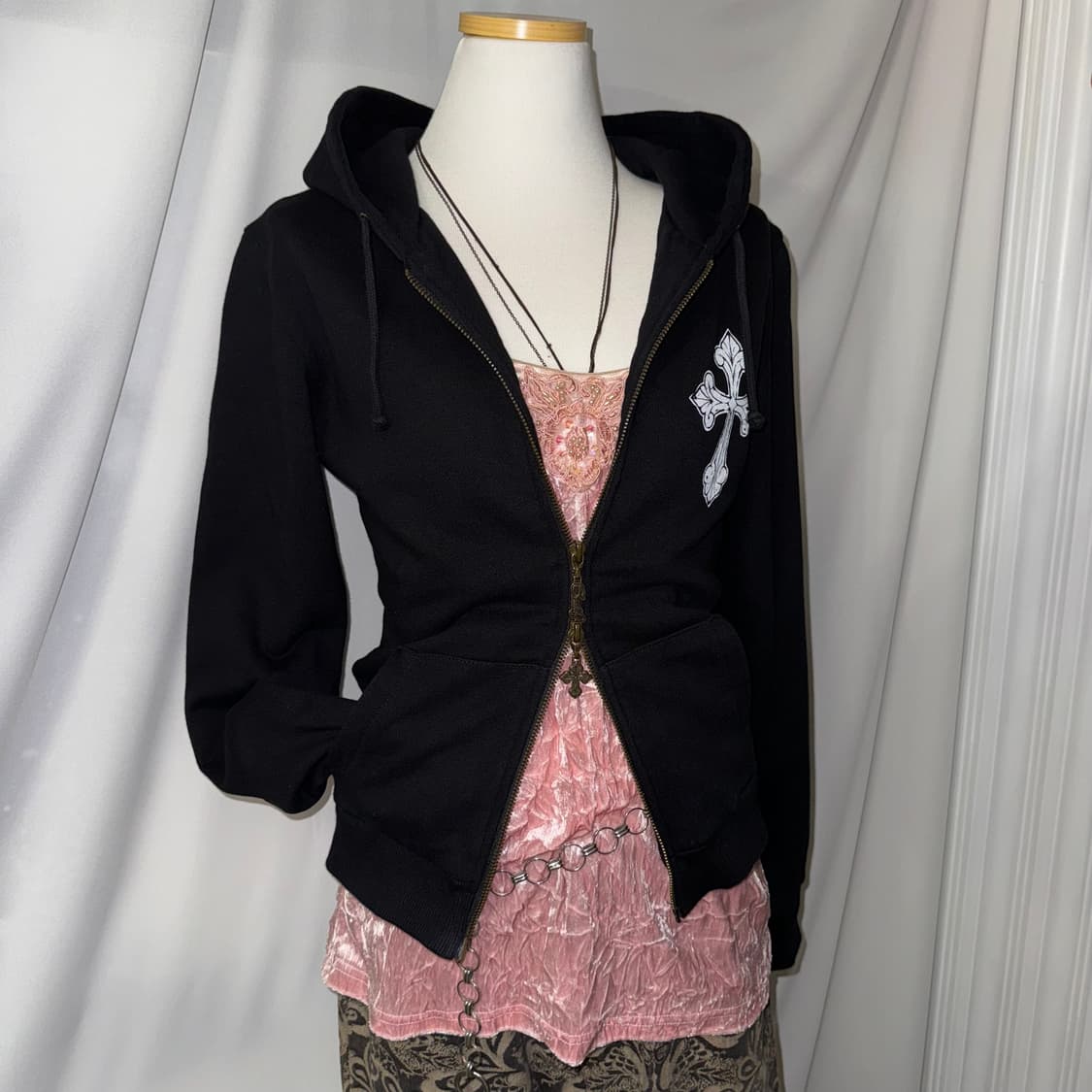 십자가 후드 집업 상품이미지7