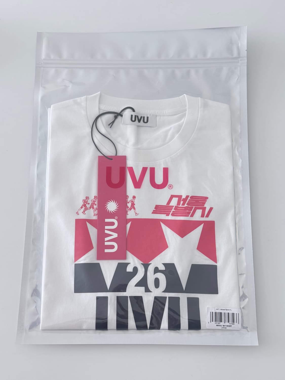 UVU 26 서울컬렉션 반팔(L) 새상품 상품이미지2