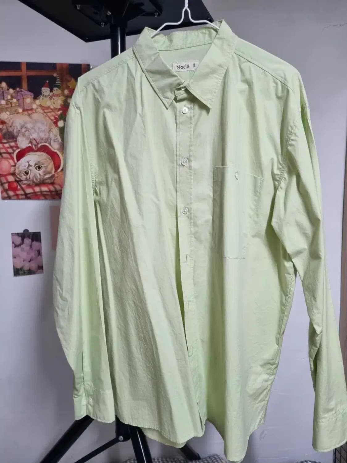 노클 원포켓 셔츠 그린 2 상품이미지1