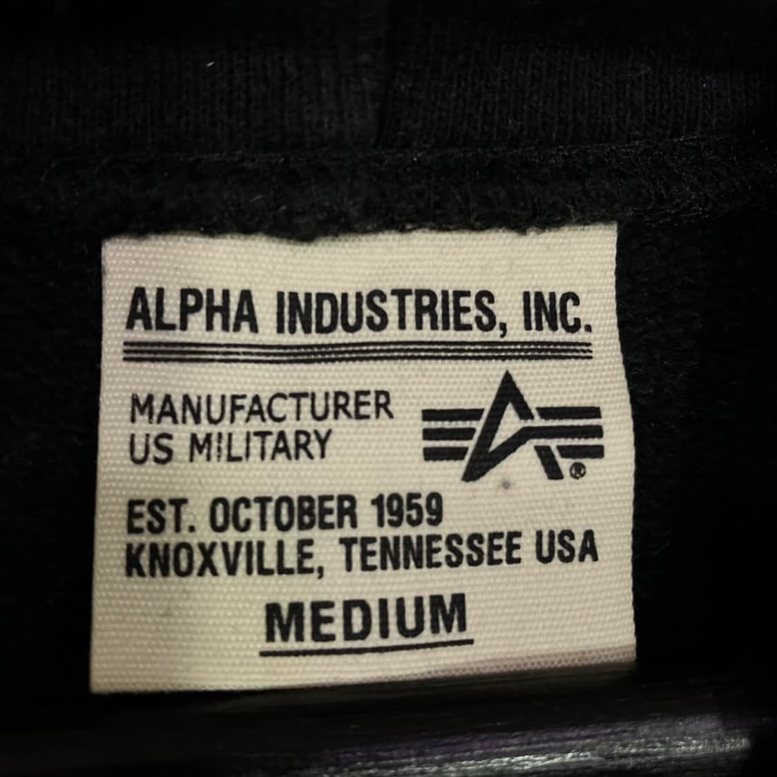 알파인더스트리 빅로고 후드티 상품이미지5