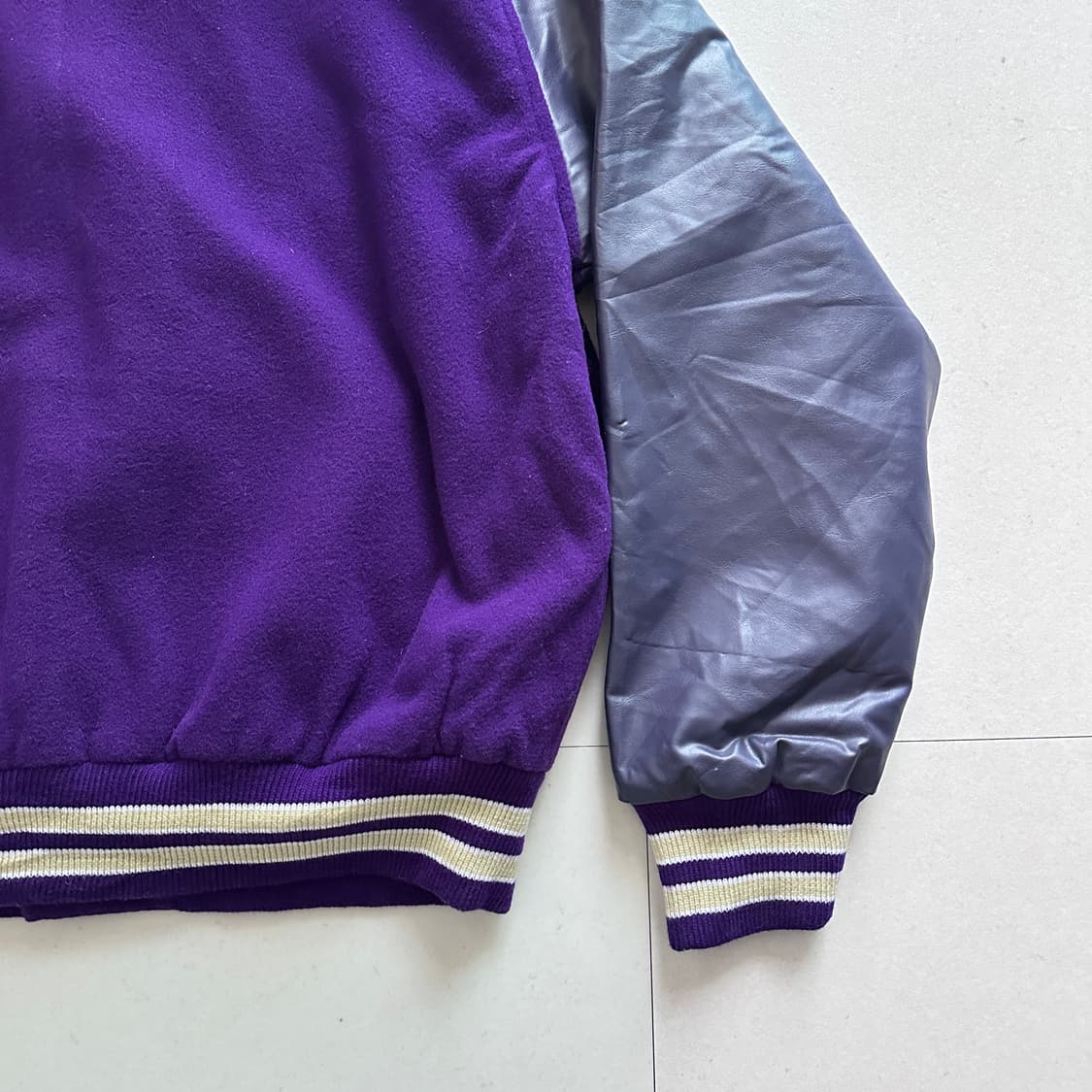 USA 매버릭 퍼플 바시티 자켓 (M) 상품이미지9