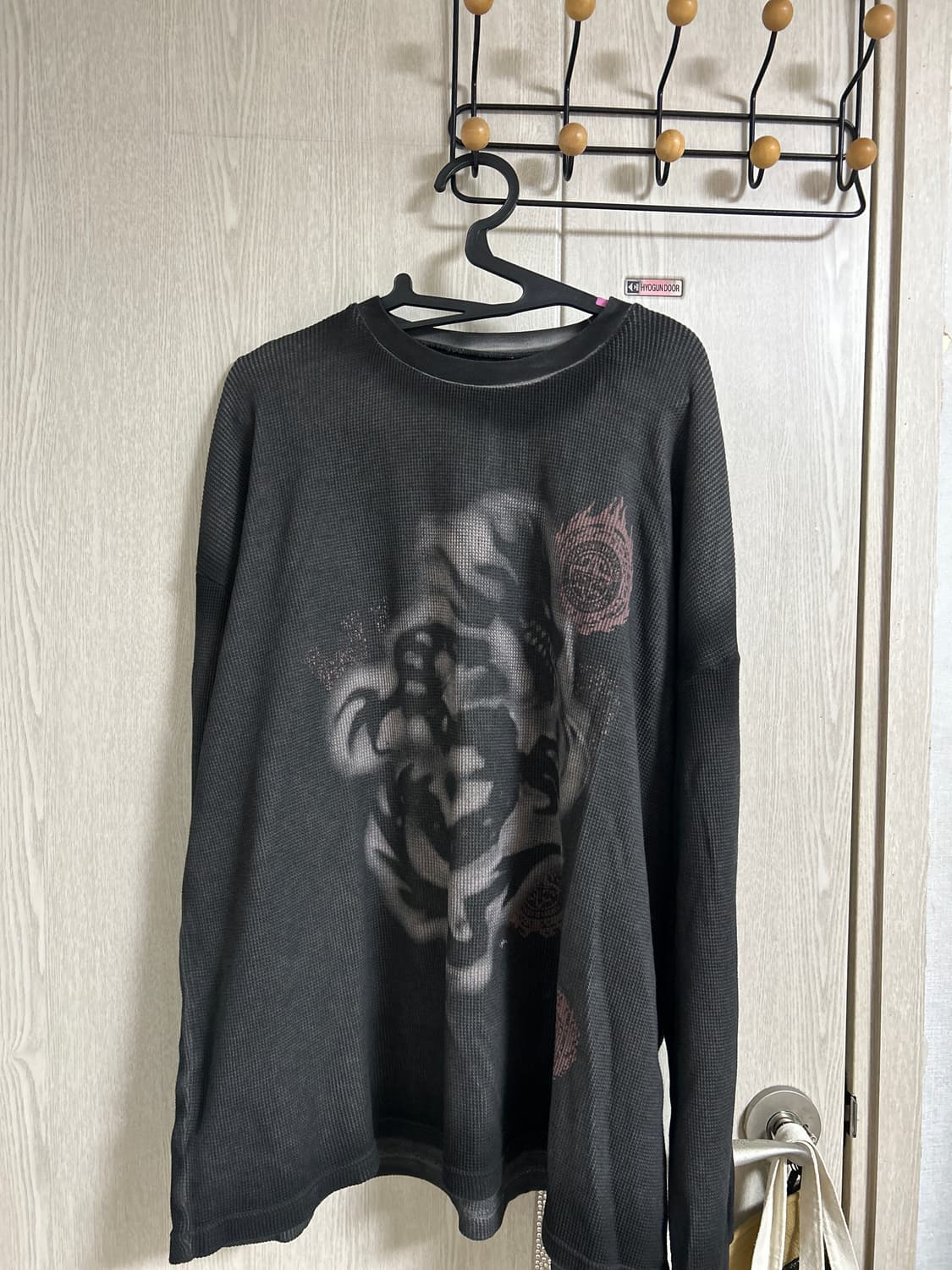 트래비스스캇 내한 머천다이즈 와플 롱슬리브 L 상품이미지1