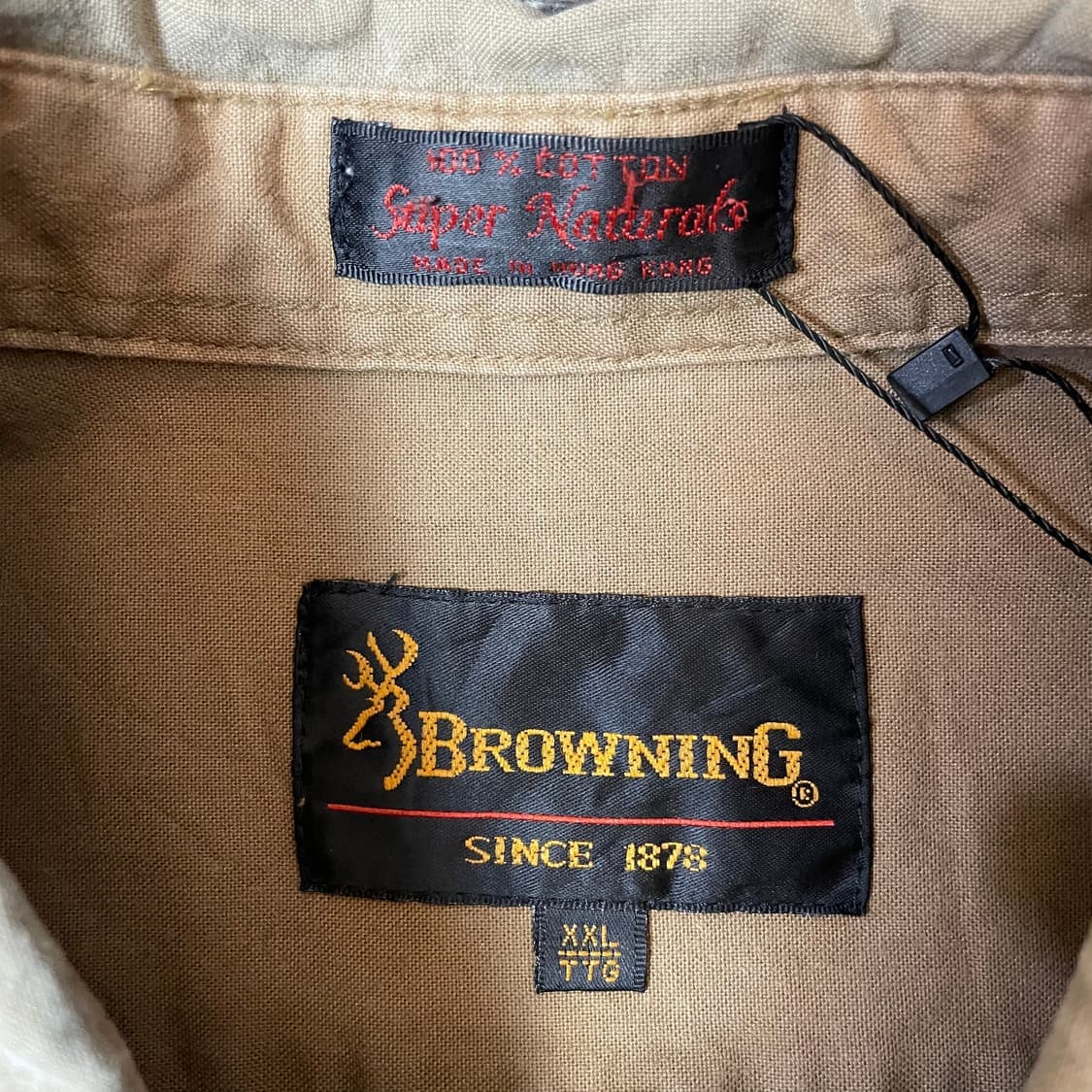 빈티지 빅사이즈 오버핏 빅포켓 자수 헌팅 셔츠 XXL 상품이미지6