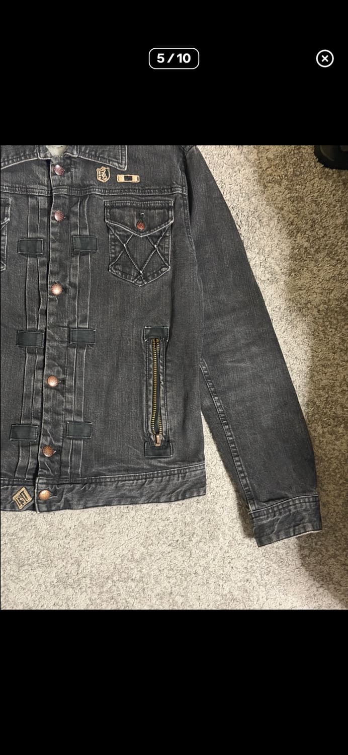 디젤 00’s y2k 블랙 데님 자켓 상품이미지3