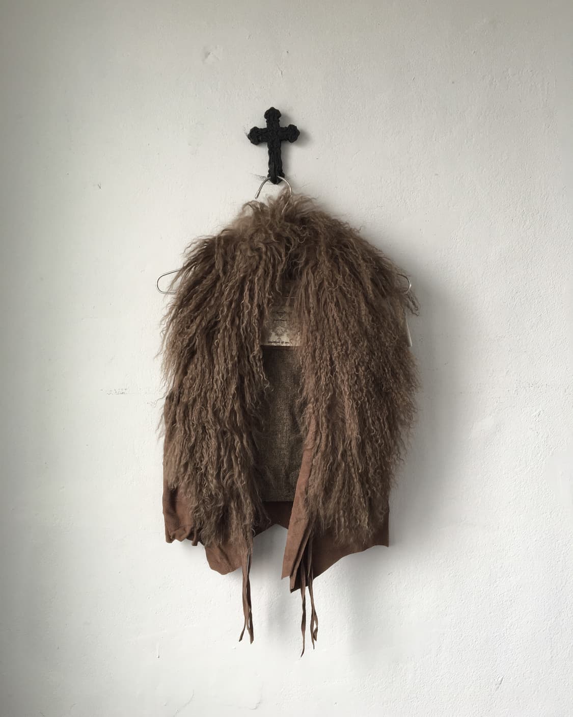 Goa tibet lamb fur layer vest 상품이미지2