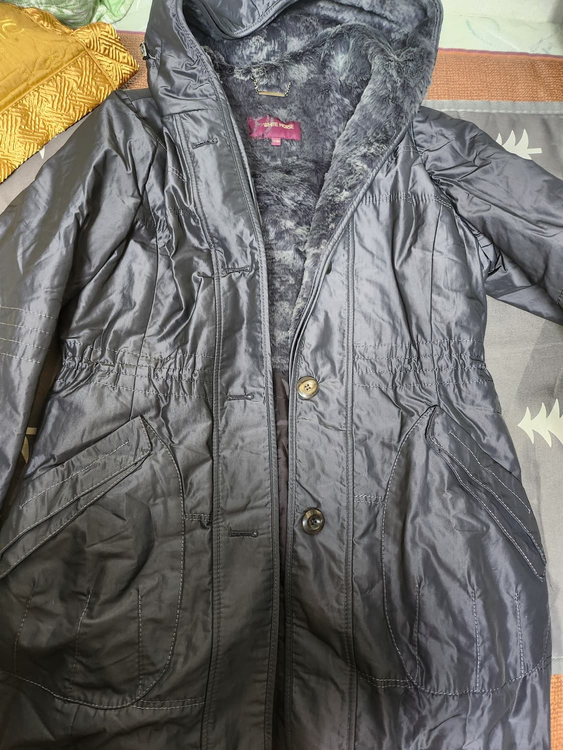 화이트호스 퍼 패딩 상품이미지2