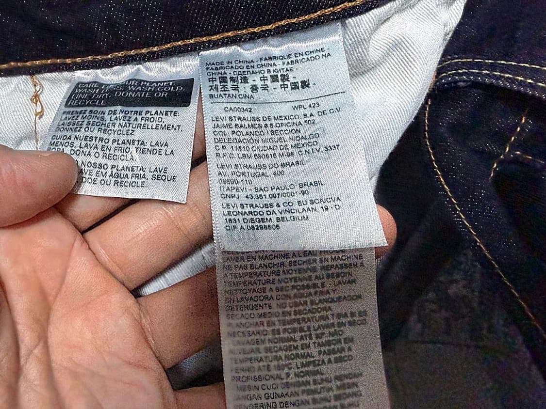 리바이스 513 프리미엄 청바지 남성용 34인치 상품이미지7