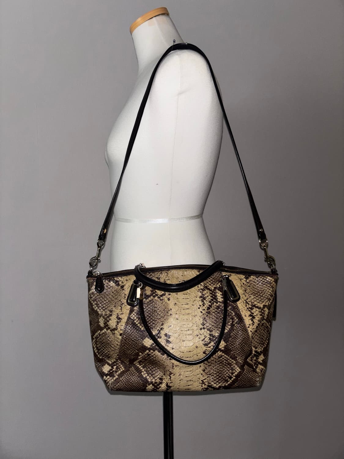 Coach snake pattern bag 상품이미지3