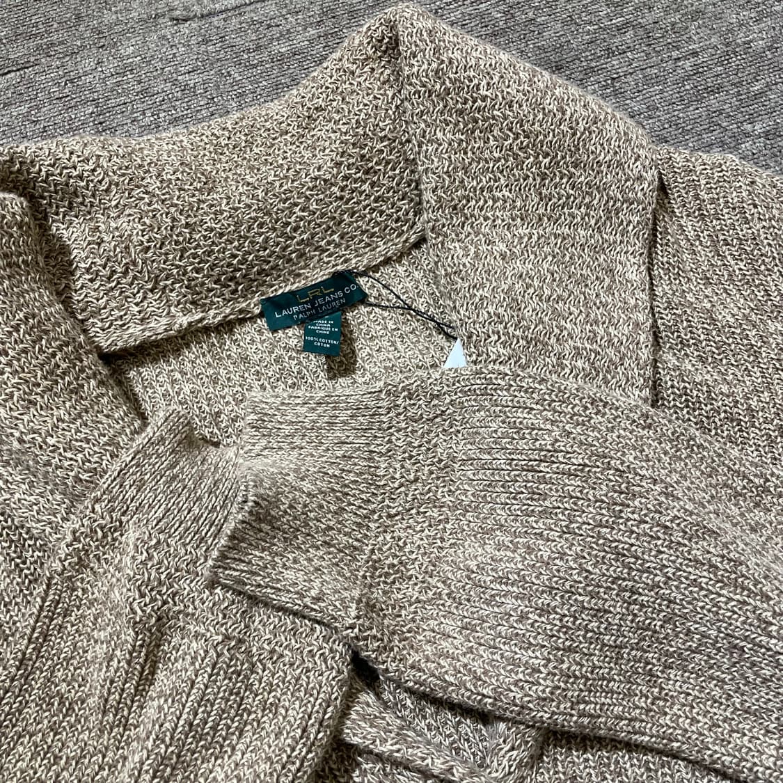 (XL) Lauren 로렌 랄프 로렌 숄 카라 버튼 니트 가디건 상품이미지6