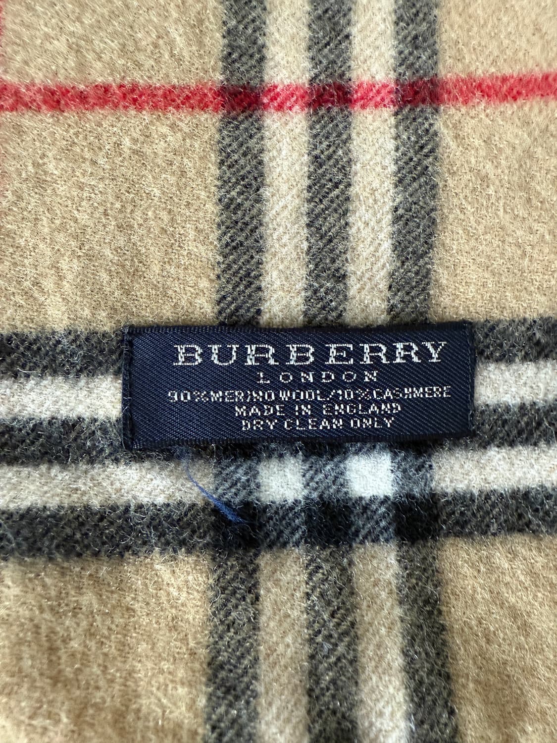 버버리(BURBERRY) 울&캐시미어 체크 머플러 상품이미지3