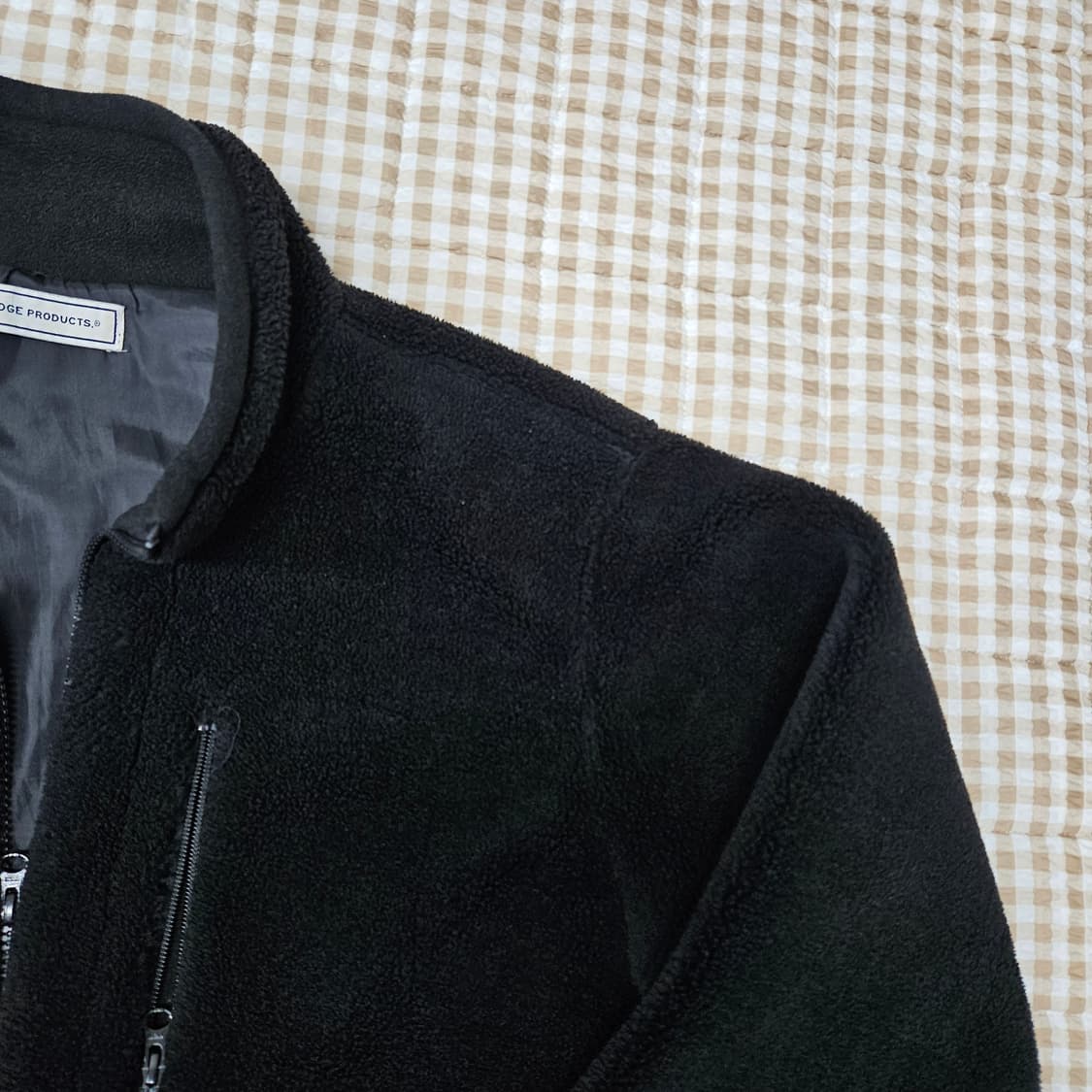 라퍼지스토어 오버핏 플리츠 집업자켓 남자100 상품이미지3