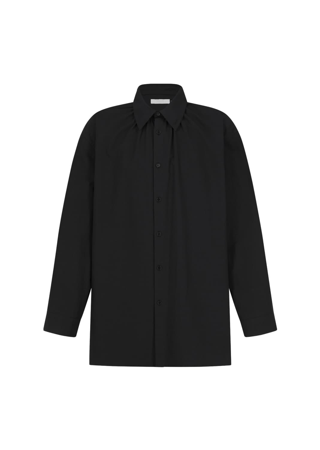 (새상품 M) 아모멘토 셔링 블랙 셔츠 상품이미지1