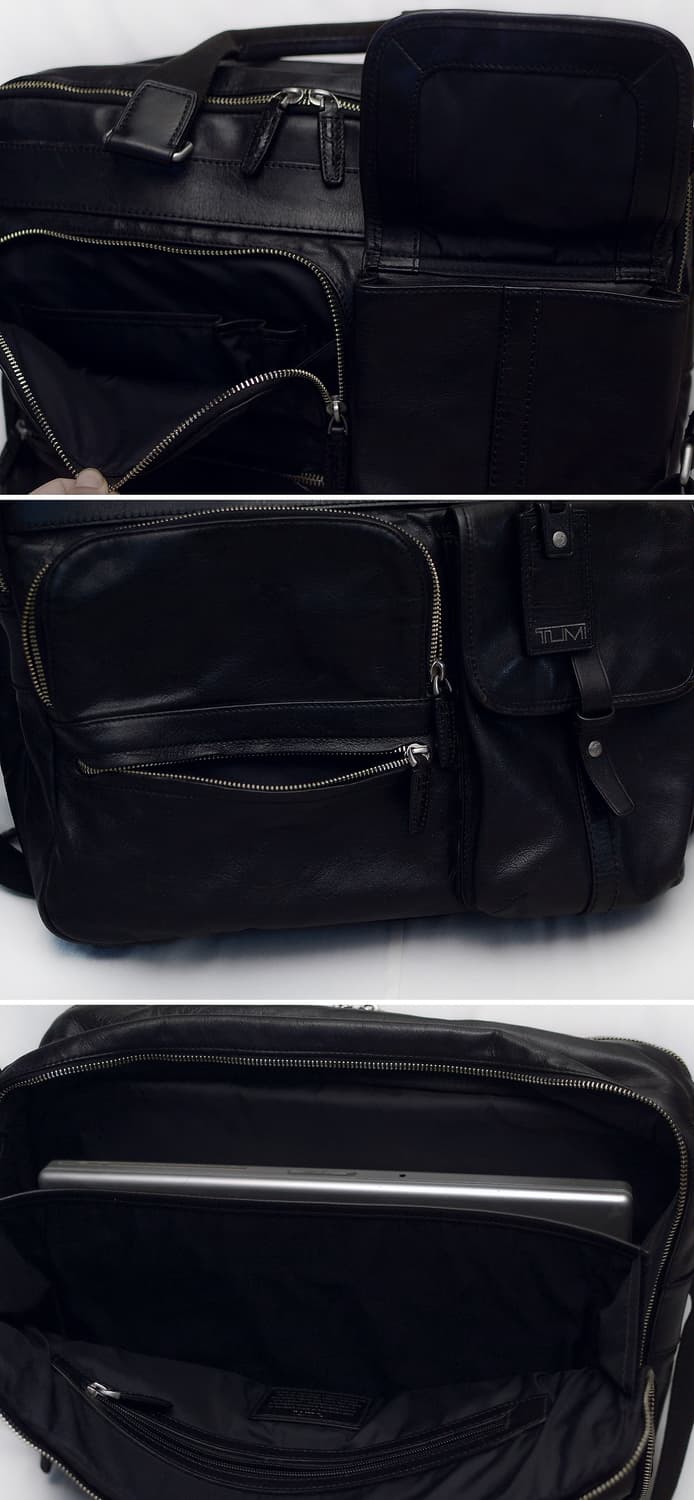 투미 (TUMI) 알파 라레도 블랙 나파레더 가죽 브리프케이스 상품이미지5
