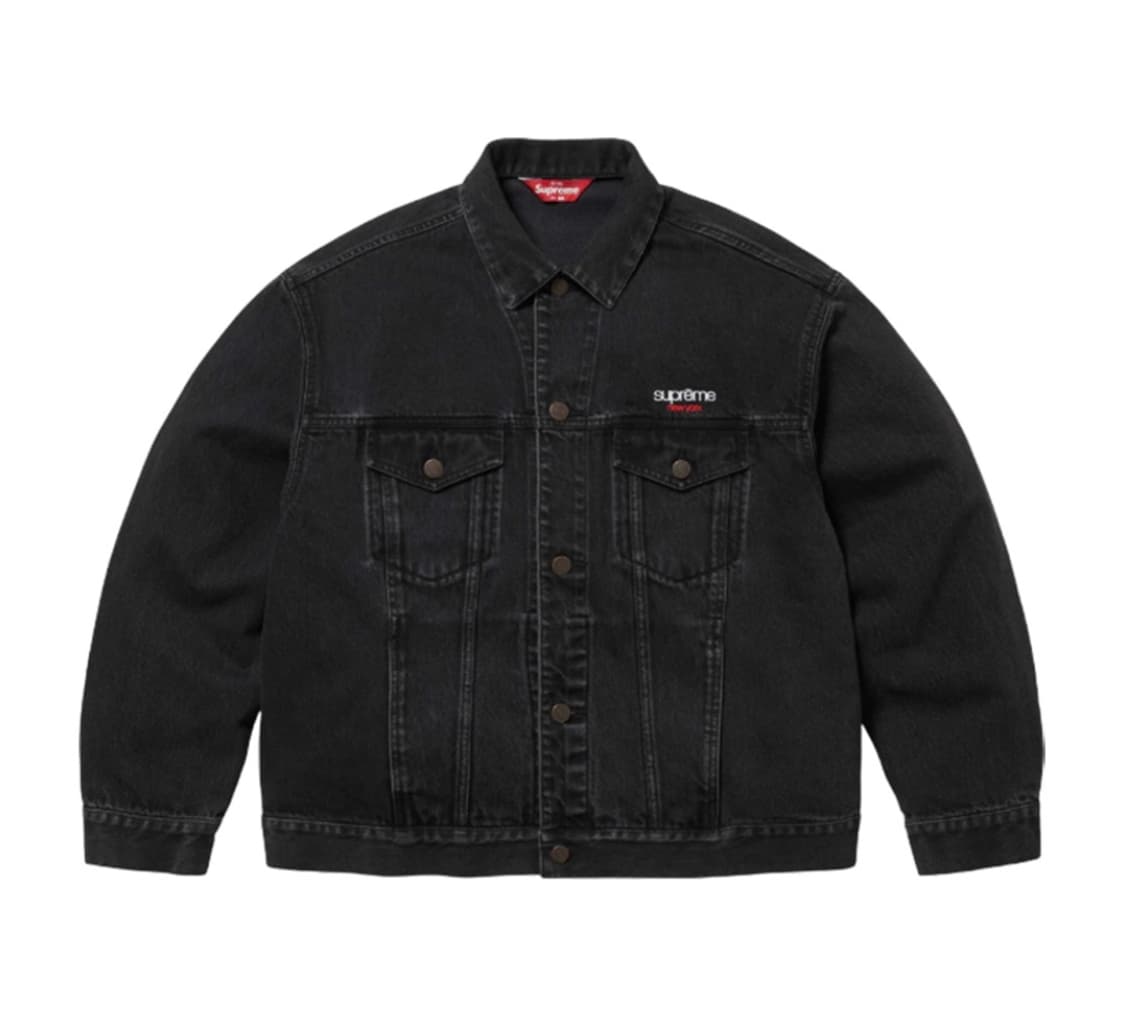 슈프림 데님 트러커 자켓 블랙 - 25SS 상품이미지1