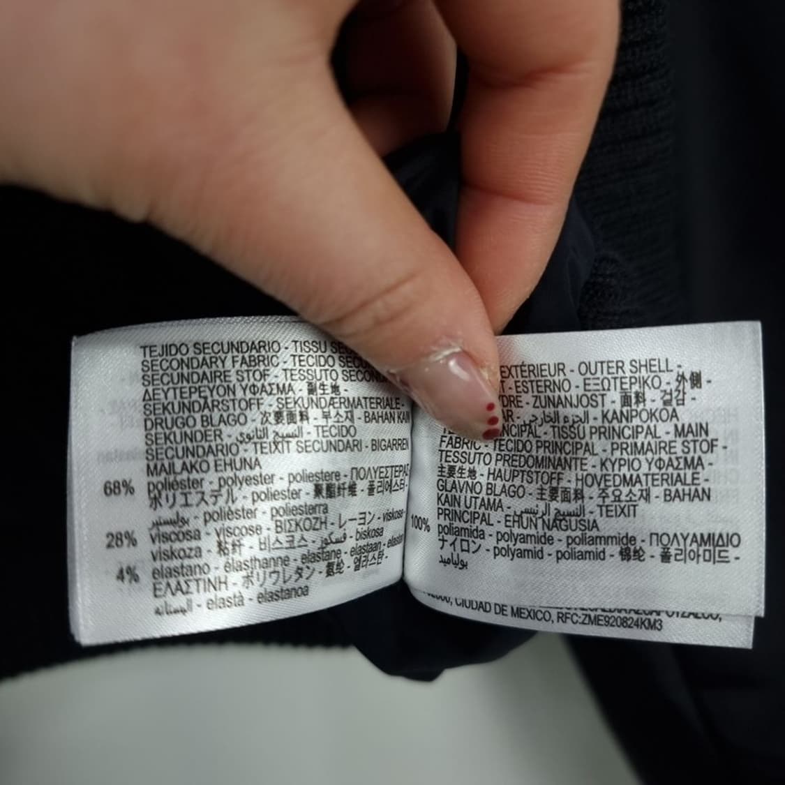 [자라] 하이넥 크롭 오버핏 블루종 봄버 자켓 M19346 상품이미지8