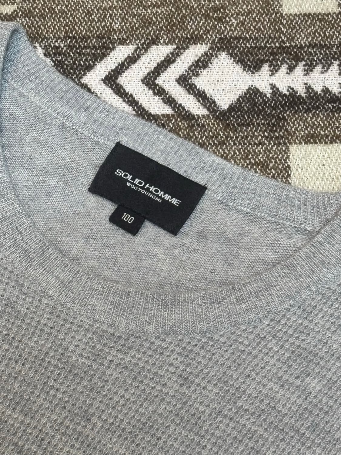 솔리드 업무 캐시미어 니트 상품이미지3