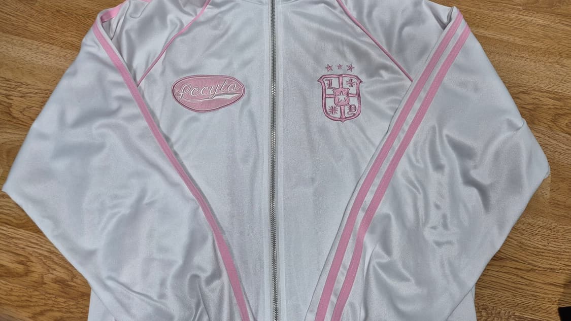 LECYTO Varsity Tracktop_WHITE 상품이미지5