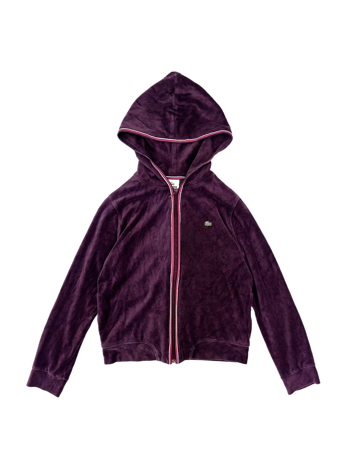 Lacoste Velvet Zip-Up Hoodie/ 40 상품이미지1