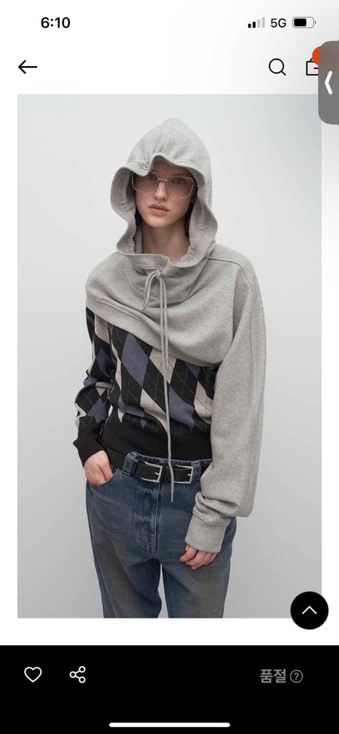 lcdctm hooded muffler grey 상품이미지1