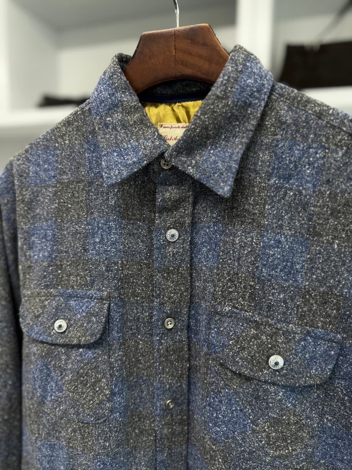 빈티지 네프 체크 셔츠 상품이미지2