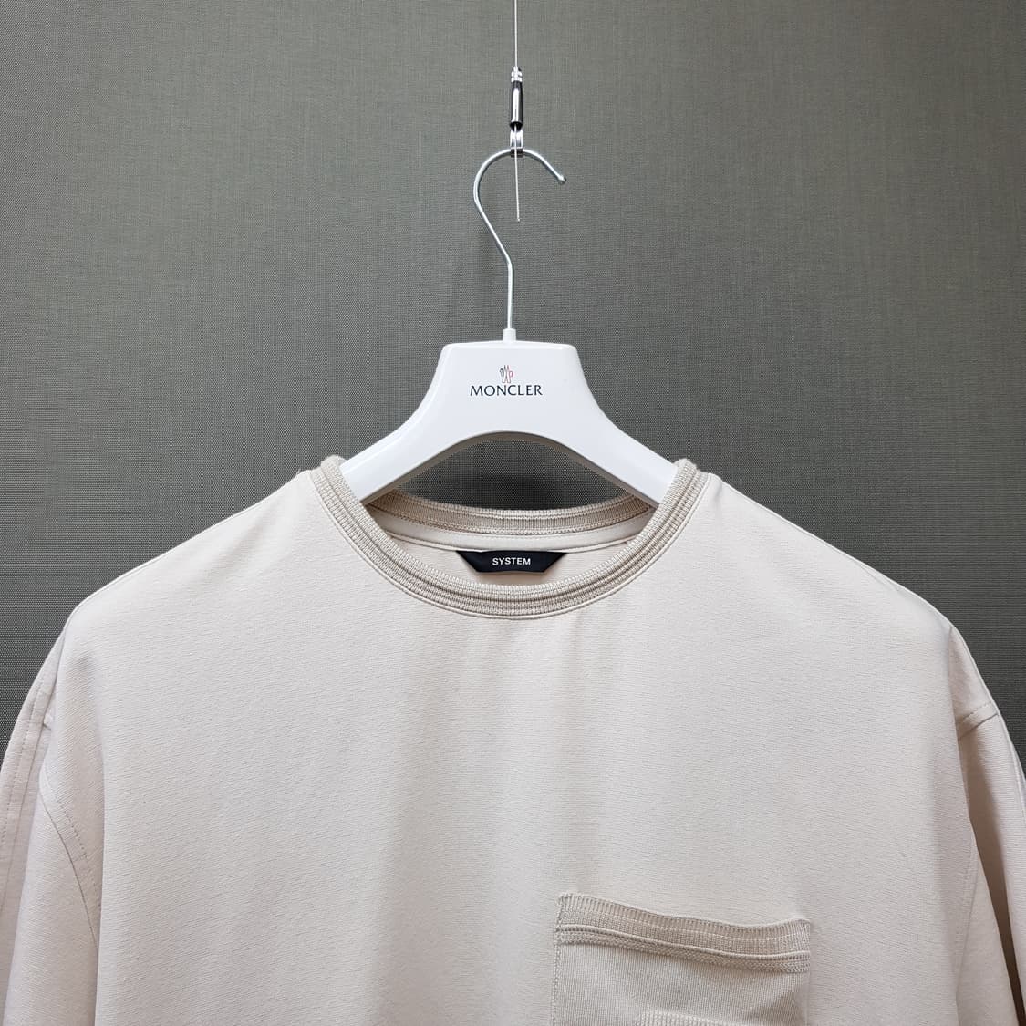 한섬 시스템옴므 2022 포켓 디테일 반팔 티셔츠 100사이즈 상품이미지2