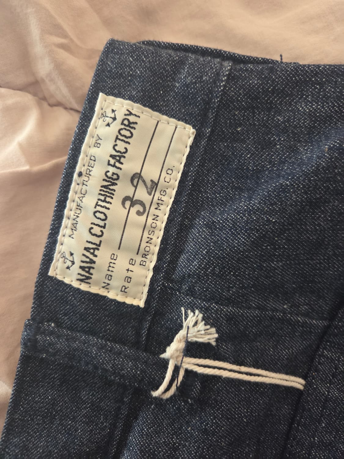 브론슨 1945 USN 던가리 셀비지 데님 32 상품이미지3